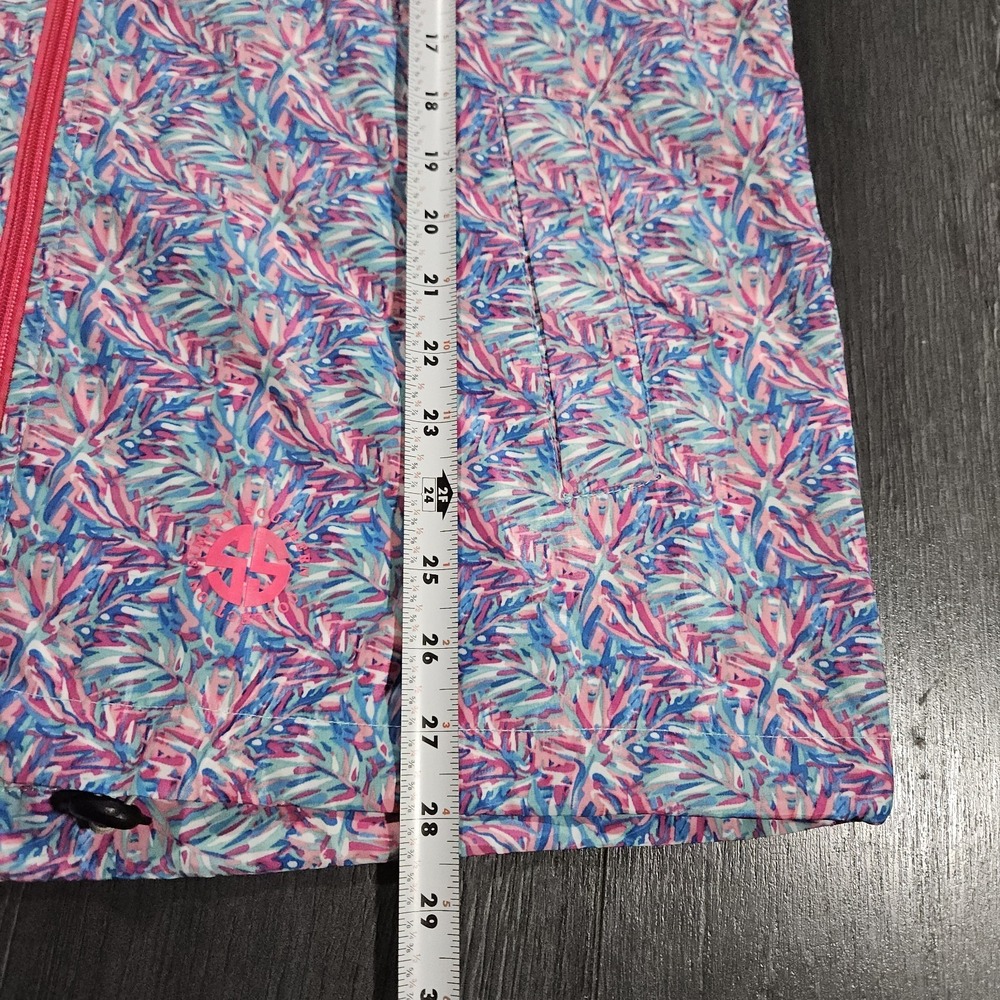NWT Simply Southern Rain Jacket Women XL Multicolor Floral Lightweight Hooded - Picture 11 of 14